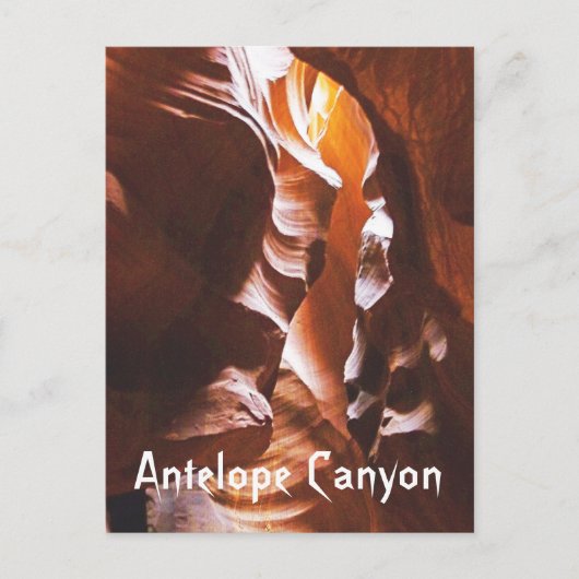 Obere Antelope Canyon, Slot Canyon Postcard Postkarte (Vorderseite)