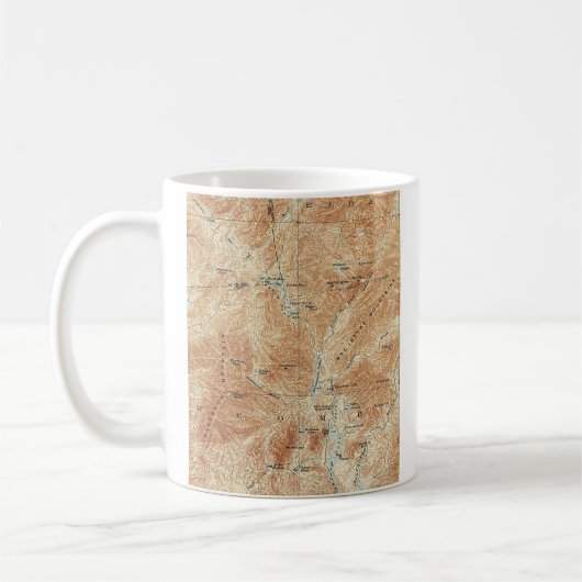 Obere Arbeiten, Tahawus Gebiet, Adirondack Hohe Gi Kaffeetasse (Links)