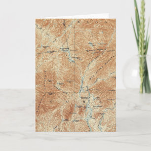 Obere Arbeiten, Tahawus Gebiet, Adirondack Hohe Gi Karte