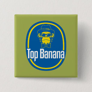 obere Banana-2-Zoll-Taste Button