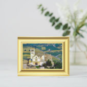 Obere Basilika, Assisi, Italien Postkarte (Stehend Vorderseite)