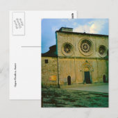 Obere Basilika, Assisi Postkarte (Vorne/Hinten)
