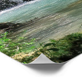 Obere Cambugahay Falls Poster (Ecke)