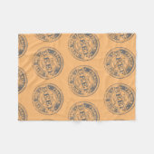 Obere Farbe des Rinds Fleecedecke (Vorderseite (Horizontal))