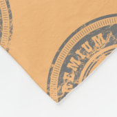 Obere Farbe des Rinds Fleecedecke (Ecke)