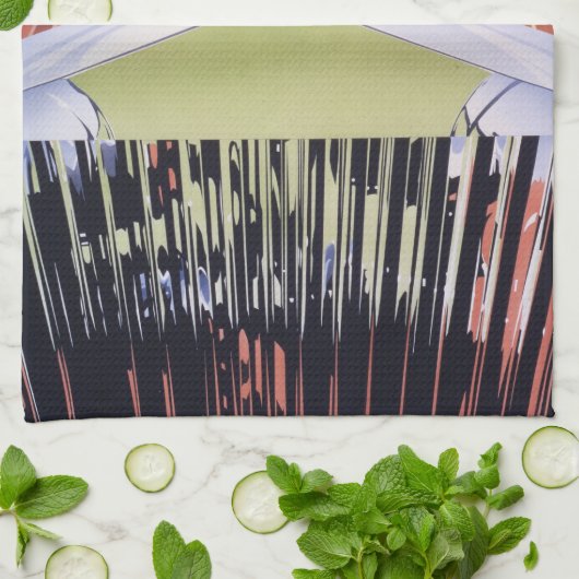 Obere Grenze Geschirrtuch (Gefaltet)