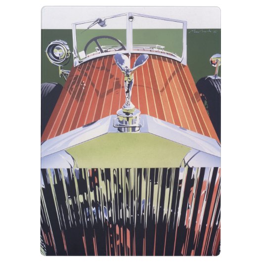 Obere Grenze Klemmbrett (Rückseite)