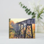 Obere Halbinsel Bahnhöfe Postkarte (Stehend Vorderseite)