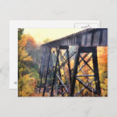 Obere Halbinsel Bahnhöfe Postkarte (Vorne/Hinten)