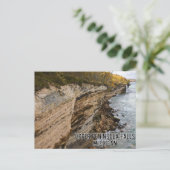 Obere Halbinsel Falls Michigan Postcard Postkarte (Stehend Vorderseite)