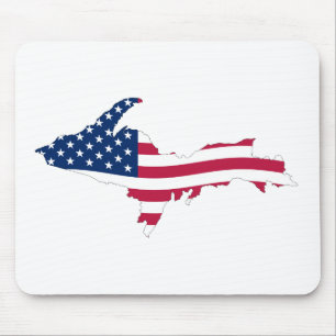Obere Halbinsel-Flagge Mousepad