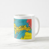 Obere Halbinsel Michigan Reisen Vintag Kaffeetasse (VorderseiteRechts)