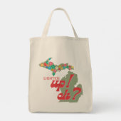 Obere Halbinsel Michigan Tasche "Lighten up" (Rückseite)
