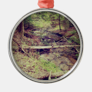 Obere Halbinsel Silbernes Ornament