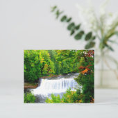 Obere Halbinsel Tahquamenon Falls Postkarte (Stehend Vorderseite)
