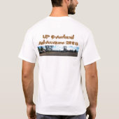 Obere Halbinsel-Überlandabenteuer 2008 T-Shirt (Rückseite)