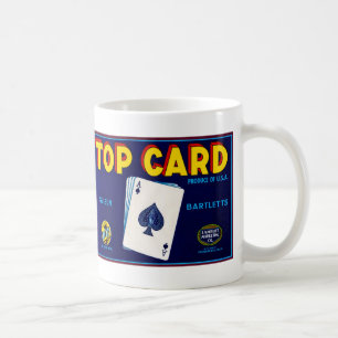 Obere Karte Kaffeetasse