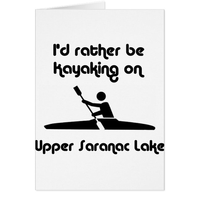 obere kayaking saranac Identifikation (Vorne)