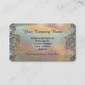 Obere KlasseChic elegantes 3,5" x 2" beruflich Visitenkarte (Rückseite)