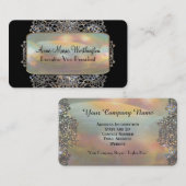 Obere KlasseChic elegantes 3,5" x 2" beruflich Visitenkarte (Vorne/Hinten)