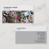 obere Leiste - Blindgeschäftskarte Visitenkarte (Vorne/Hinten)