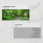 obere Leiste - Cycle Path Business Card Visitenkarte (Vorne/Hinten)