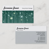 obere Leiste: Glasfaseroptik Visitenkarte (Vorne/Hinten)