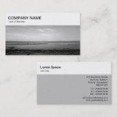 obere Leiste - schwere BW-Visitenkarte Visitenkarte (Vorne/Hinten)