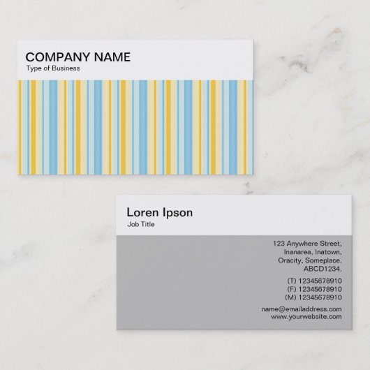 obere Leiste - Streifen 310515 (03) Visitenkarte (Vorne/Hinten)