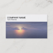 obere Leiste: Sunrise/Sunset Business Card Visitenkarte (Vorderseite)