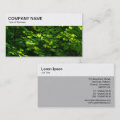 obere Leiste - Von Sun beleuchtete Blätter - Visit Visitenkarte (Vorne/Hinten)