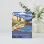 Obere Missouri River Breaks Monument Obelisk Postkarte (Stehend Vorderseite)