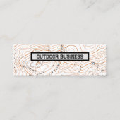 obere Montage-Visitenkarte Mini Visitenkarte (Vorderseite)