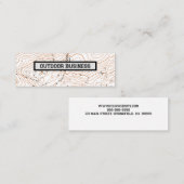 obere Montage-Visitenkarte Mini Visitenkarte (Vorne/Hinten)