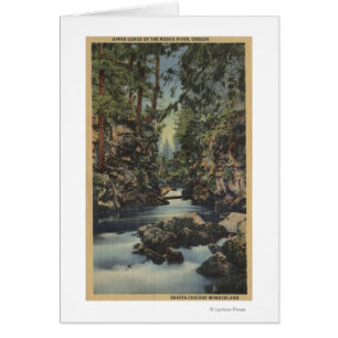 Obere Schlucht Ansicht des Schurken- Fluss-,