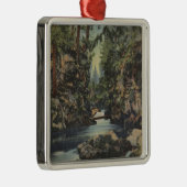 Obere Schlucht Ansicht des Schurken- Fluss-, Silbernes Ornament (Rechts)