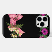 Obere schwarze Klee iPhone Hülle (Rückseite (Horizontal))