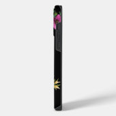Obere schwarze Klee iPhone Hülle (Linke Seite)