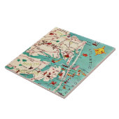 Obere Strände der Außenbänke Fliese (Seite)