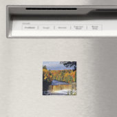 Obere Tahquamenon Falls in UP Michigan im Herbst Magnet (In Situ (Geschirrspüler))