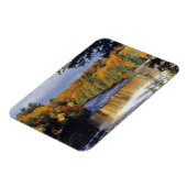 Obere Tahquamenon Falls in UP Michigan im Herbst Magnet (Linke Seite)