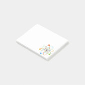 OBERE UND ATOM Funny Science Zitat Post-it Klebezettel (angewinkelt)