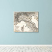 Obere und Mittelitalien Leinwanddruck (Insitu (Holzboden))