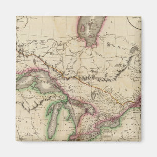 Obere und Untere Kanada Magnet