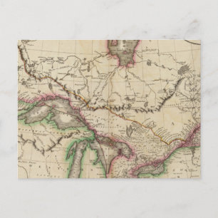 Obere und untere Kanada Postkarte