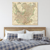 Obere, Unterrheinkreise Leinwanddruck (Insitu (Schlafzimmer))