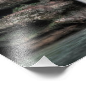 Obere Wasserfälle, Alte Menschenhöhle, Hügel mit H Fotodruck (Ecke)