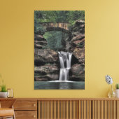 Obere Wasserfälle, Alte Menschenhöhle, Hügel mit H Leinwanddruck (Insitu (Wohnzimmer))