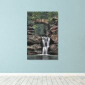 Obere Wasserfälle, Alte Menschenhöhle, Hügel mit H Leinwanddruck (Insitu (Holzboden))