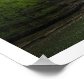 Obere Wasserfälle Poster (Ecke)